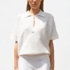 top ample à col polo