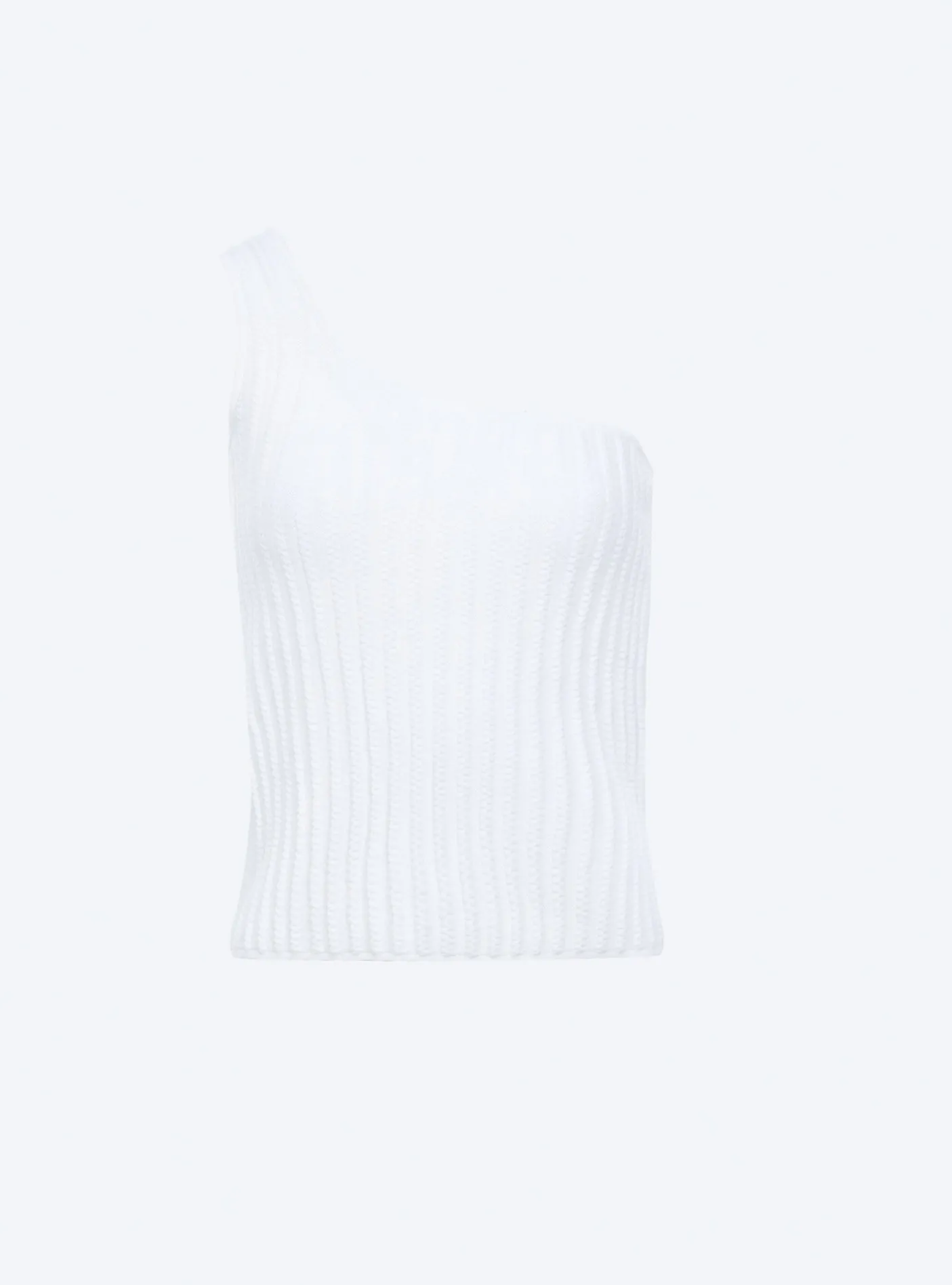 top asymétrique en maille ondulée