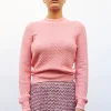 top droit en maille pointelle