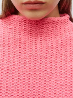 top droit en maille smockée