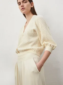 top en maille couture stretch