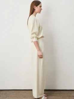 top en maille couture stretch