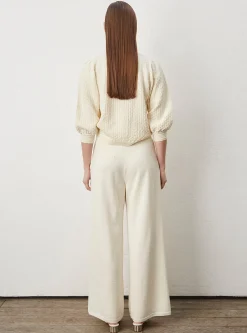 top en maille couture stretch