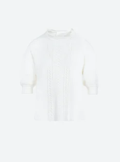 top en maille pointelle