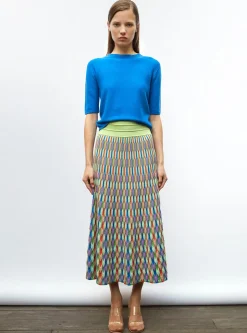 top fin maille manches coudes