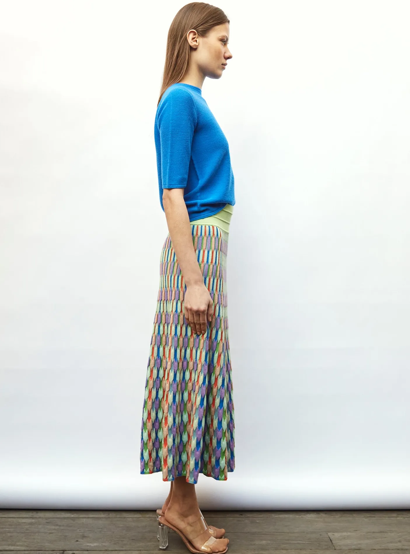 top fin maille manches coudes