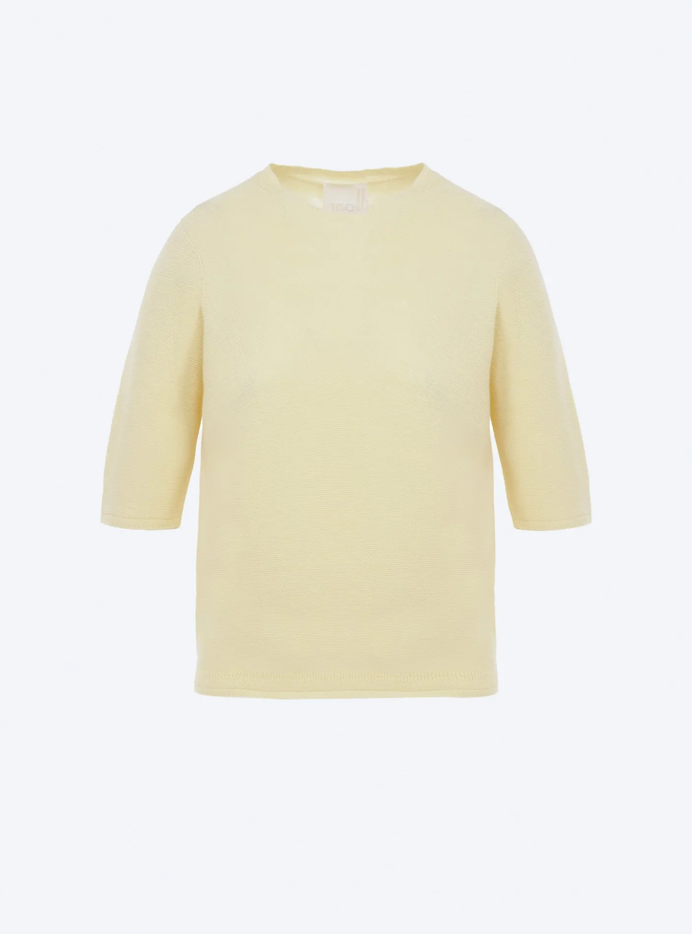 top fin maille manches coudes