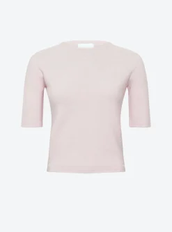 top fin maille manches coudes