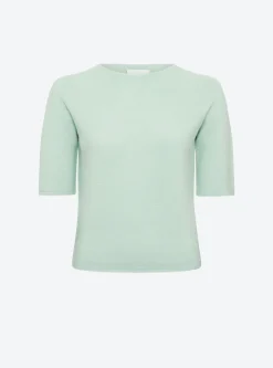 top fin maille manches coudes