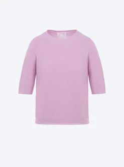 top fin maille manches coudes