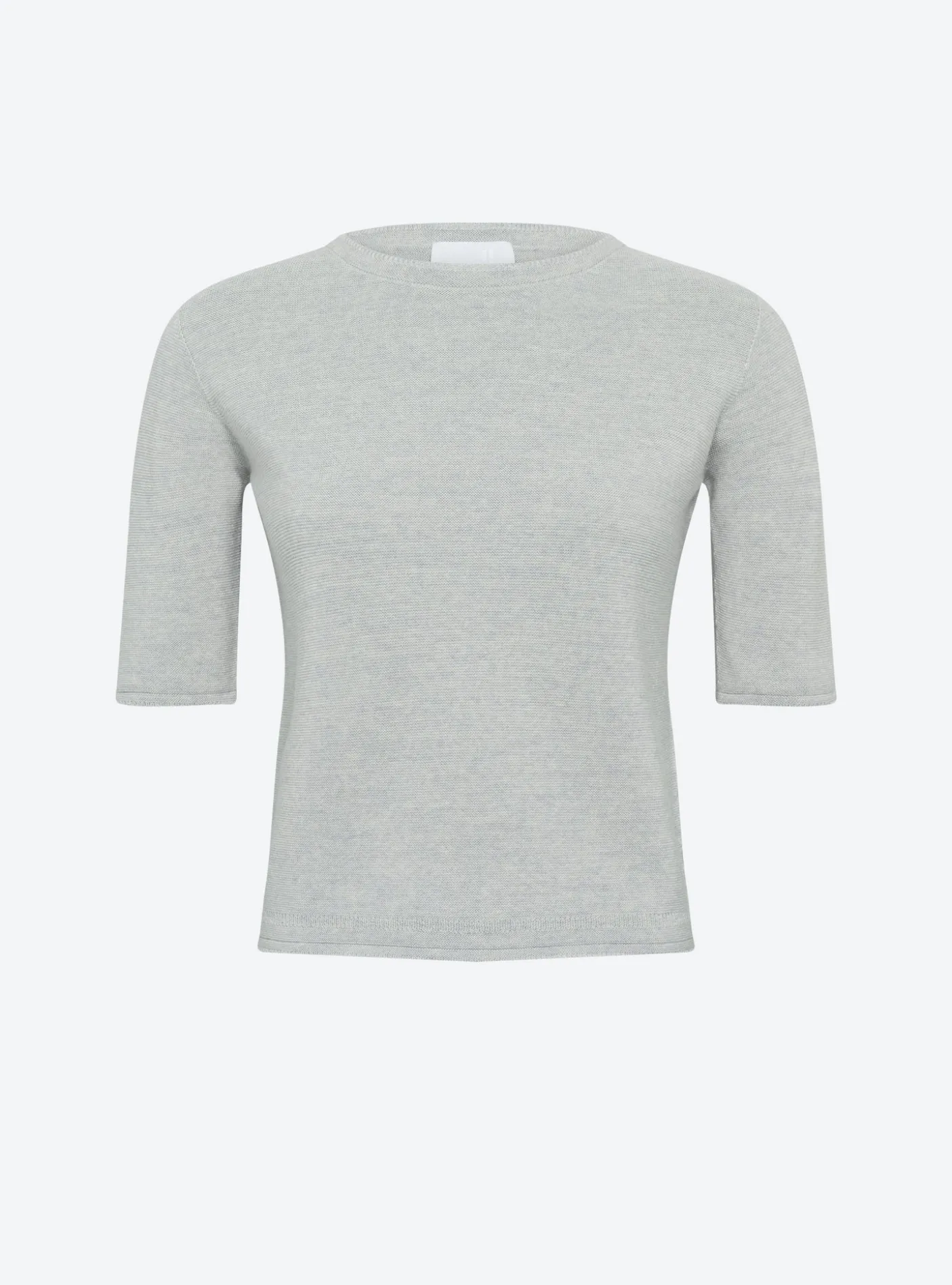 top fin maille manches coudes
