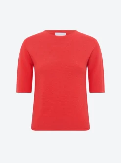 top fin maille manches coudes