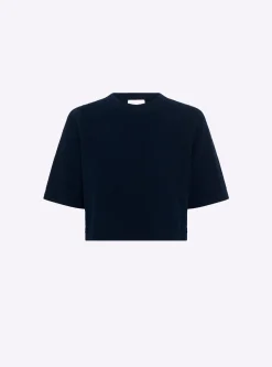 top fin maille ondulée