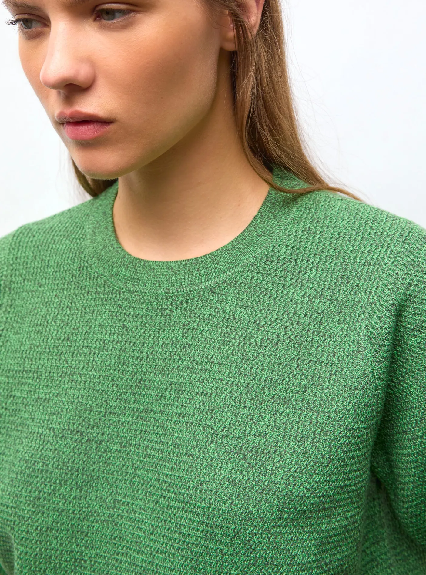top fin maille ondulée