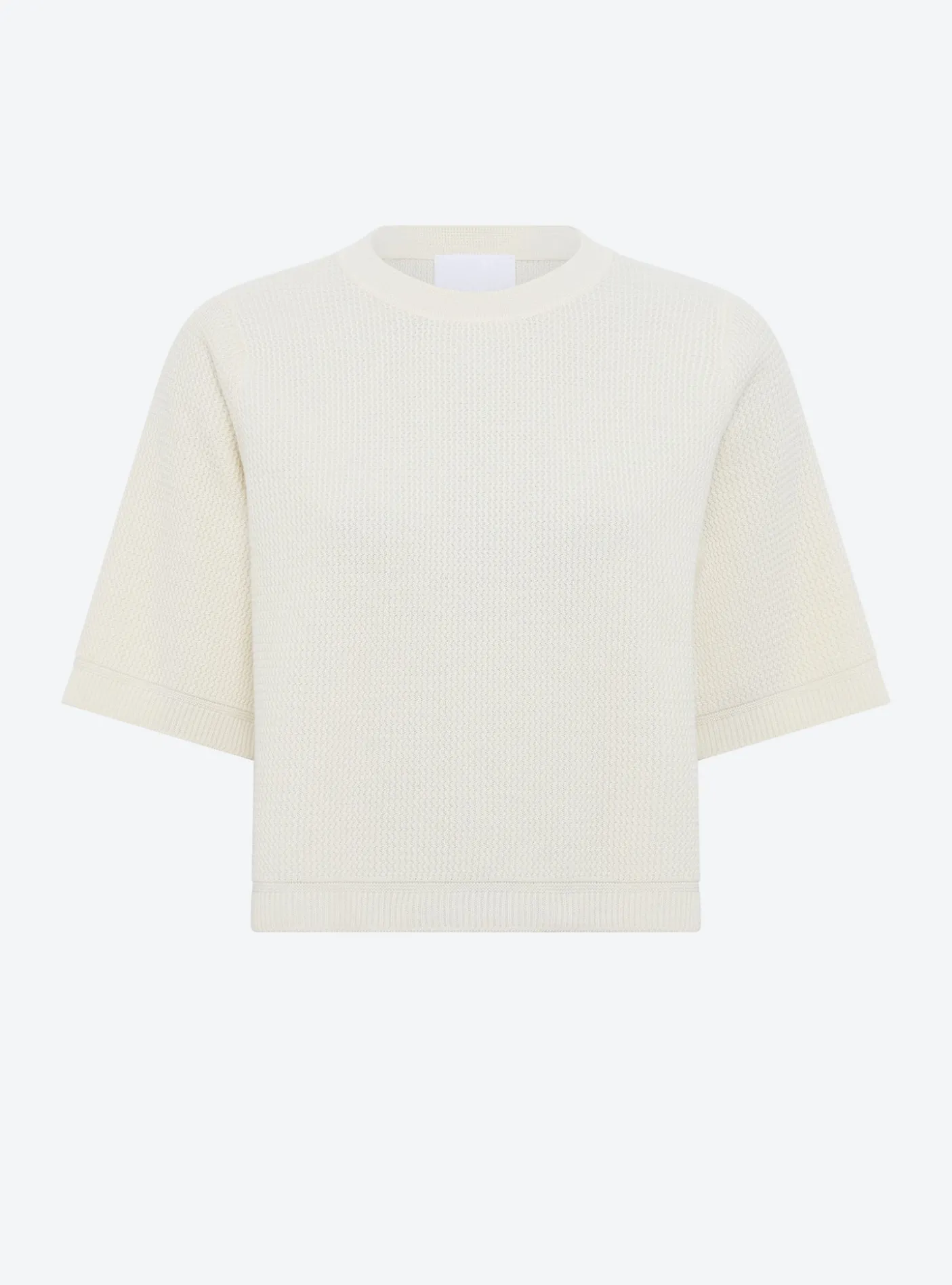 top fin maille ondulée