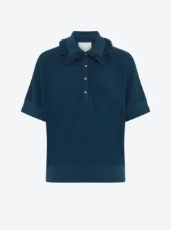 top maille ample à col