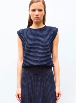top maille bijou
