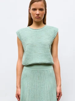 top maille bijou