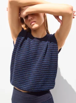 top maille bijou