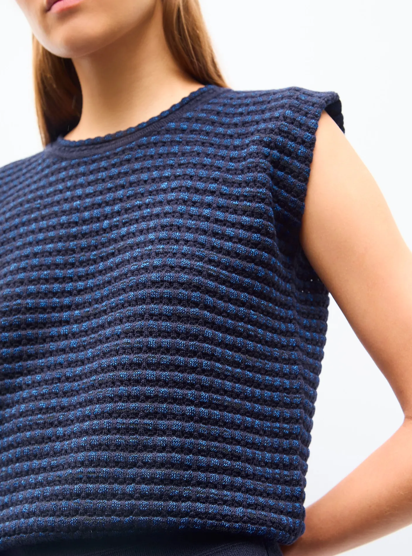 top maille bijou