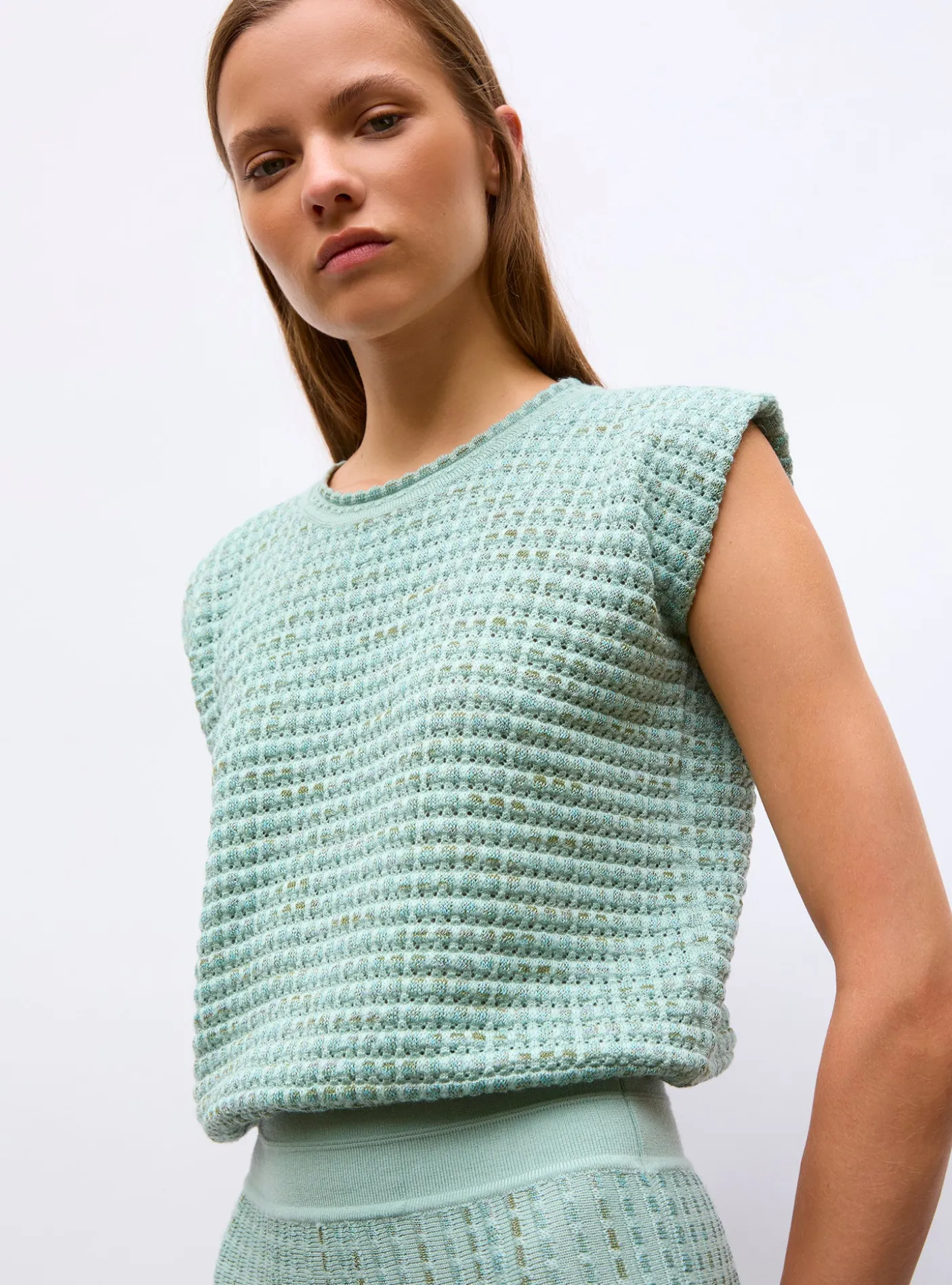 top maille bijou