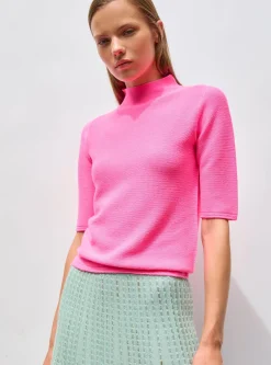 top maille col montant