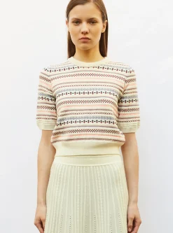 top maille jacquard fair isle