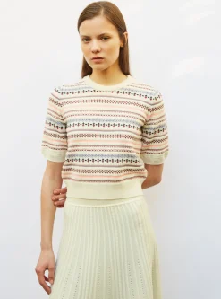 top maille jacquard fair isle