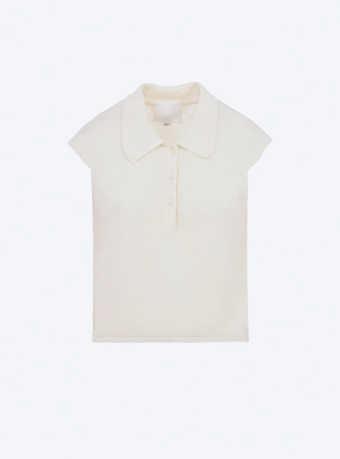 top maille petit col point de riz