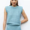 top maille zellige uni