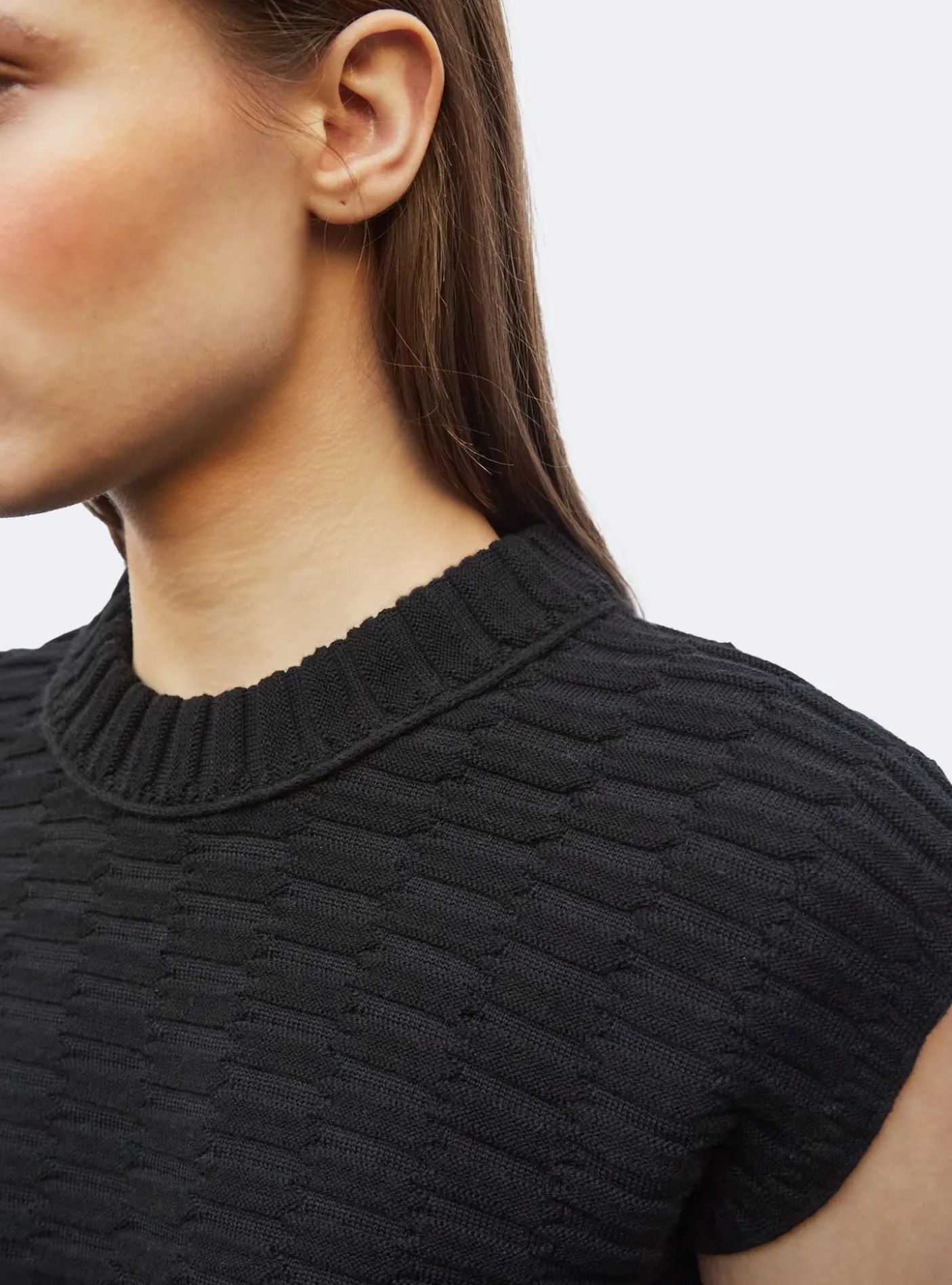 top maille zellige uni