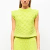 top maille zellige uni