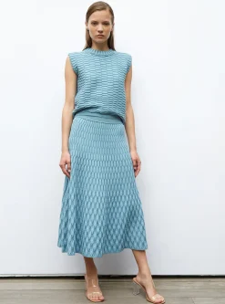 top maille zellige uni