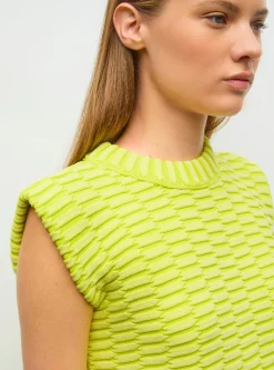 top maille zellige uni