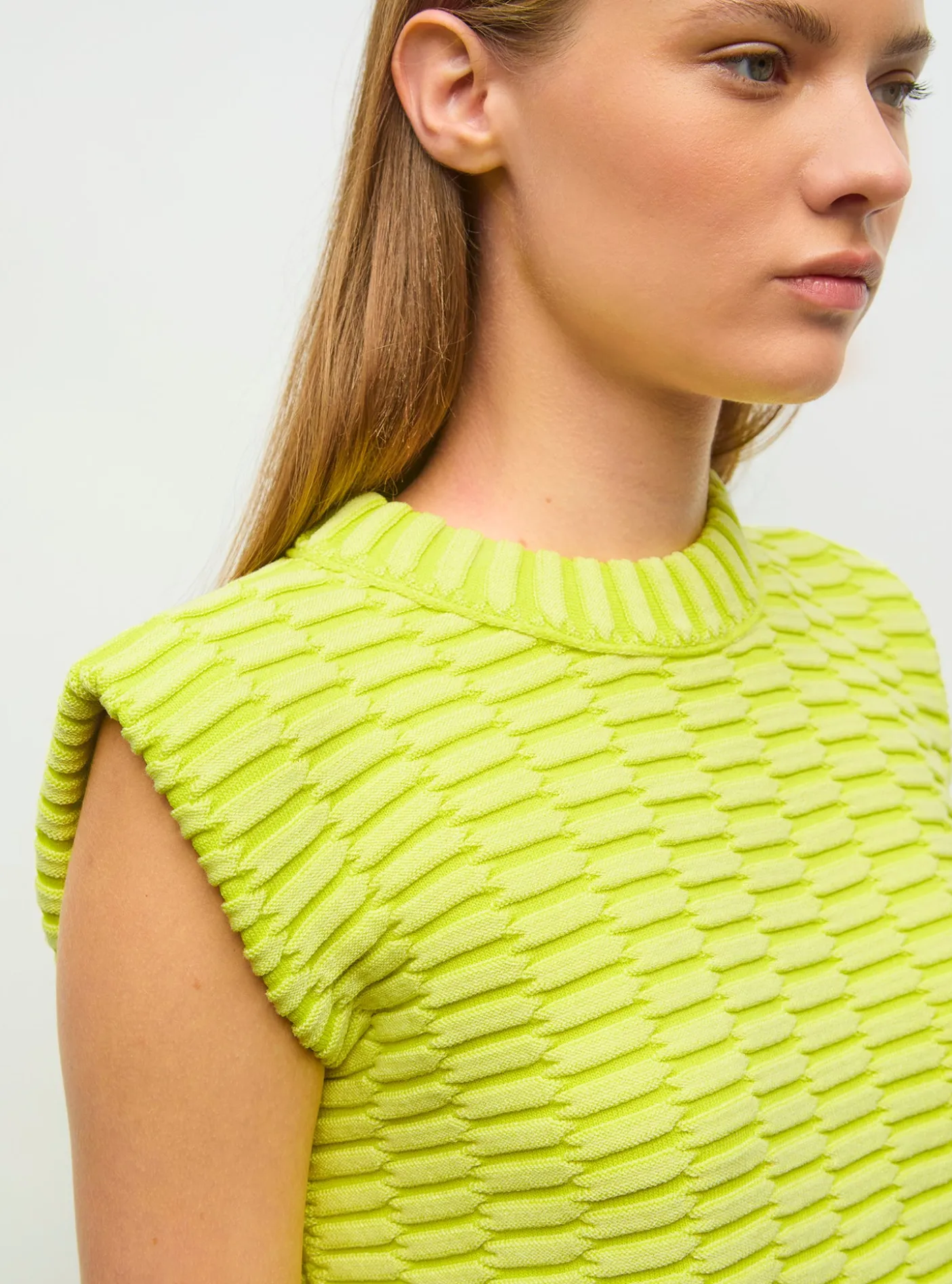 top maille zellige uni