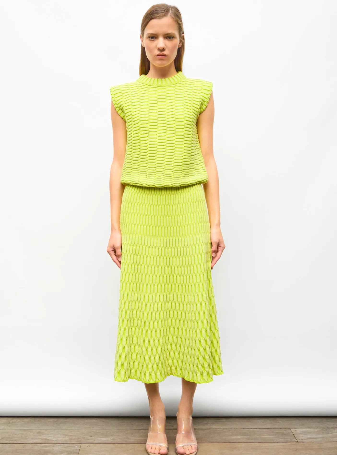 top maille zellige uni