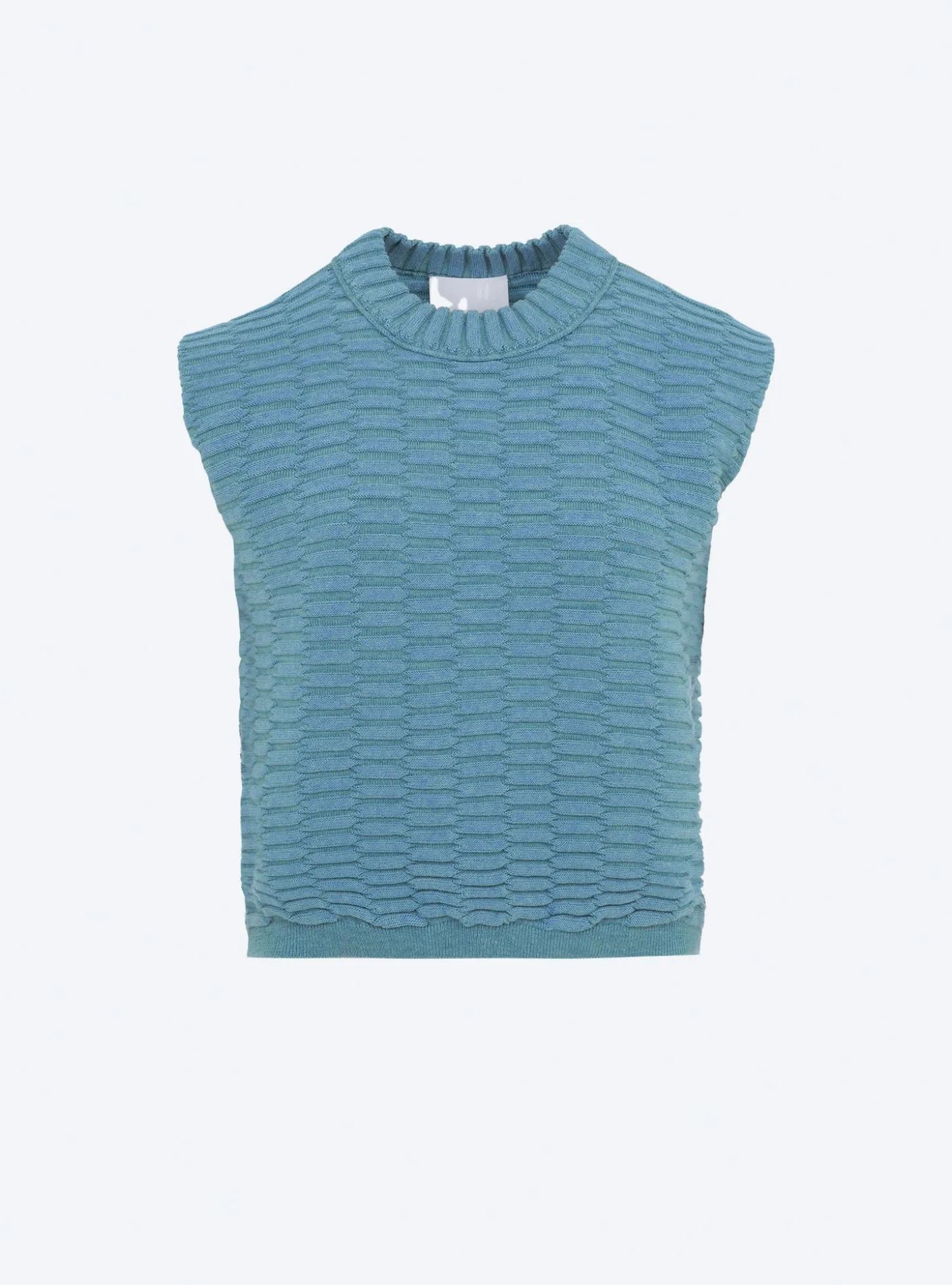 top maille zellige uni