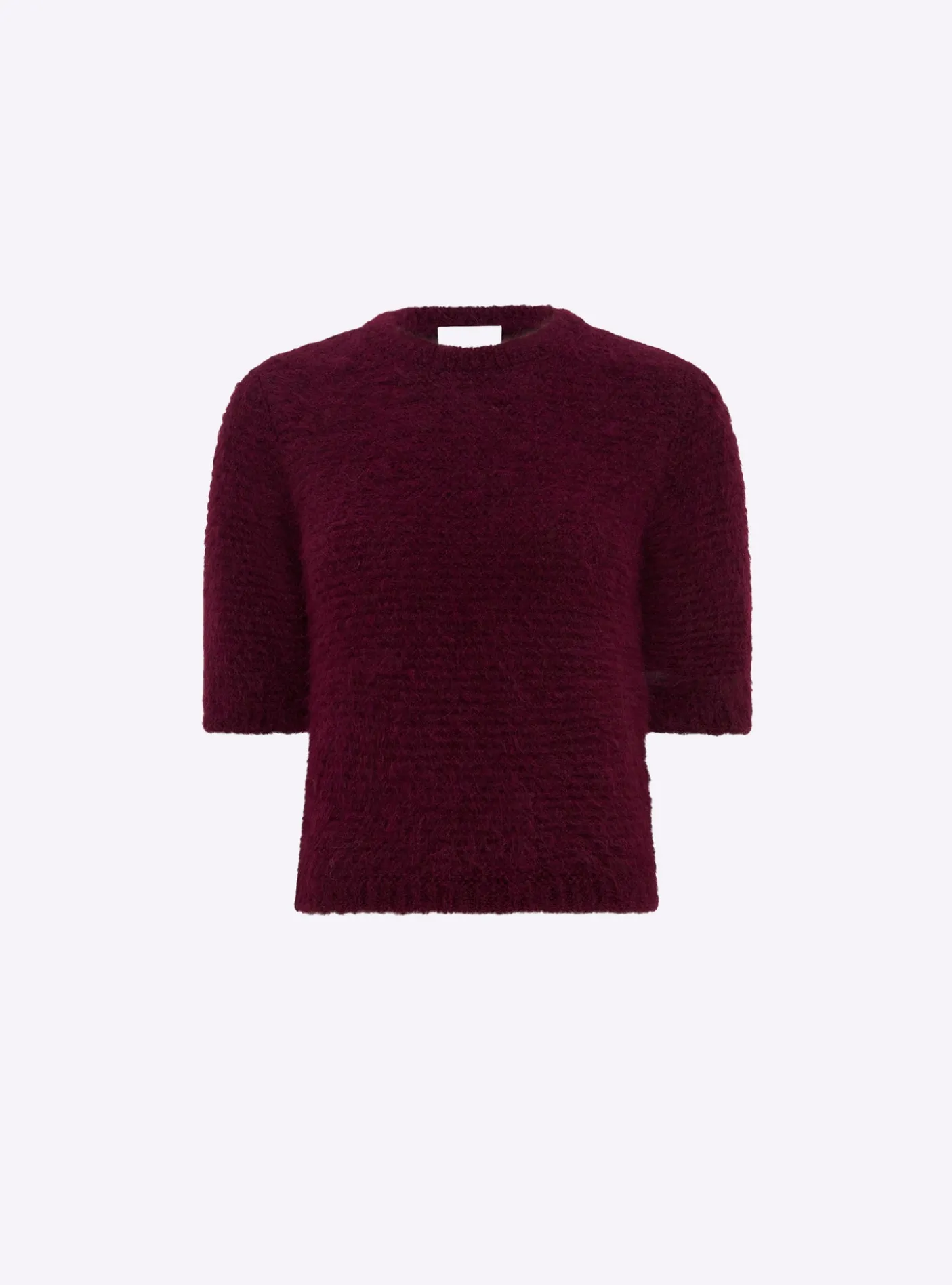 top manches coudes maille duveteuse