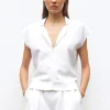top petit col chemise