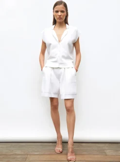 top petit col chemise