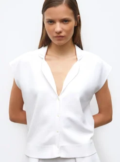 top petit col chemise