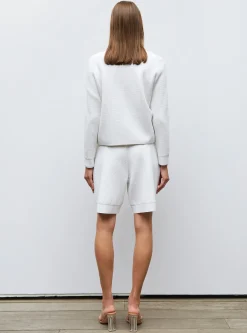 veste en maille mini côte piquée