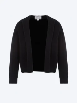 veste en maille mini côte piquée