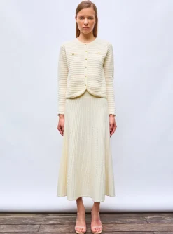 veste maille gaufrée