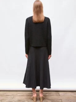 veste maille gaufrée