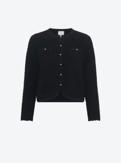 veste maille gaufrée